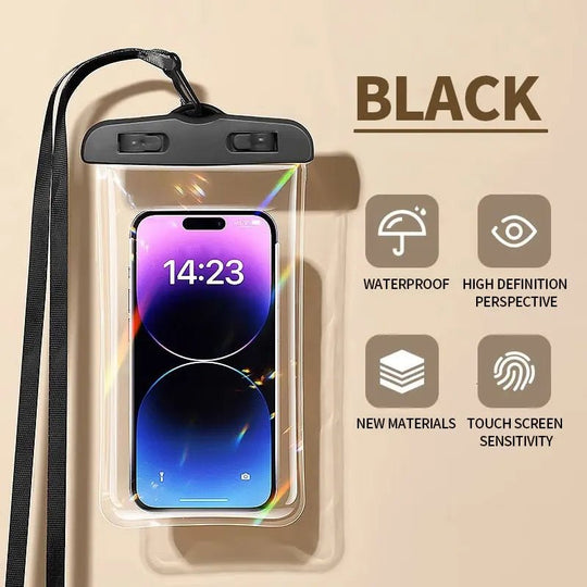 Waterproof Phone Pouch Underwater Dry Bag for Swimming, Beach, Skiing (Up to 6") - Sales Gear Tech