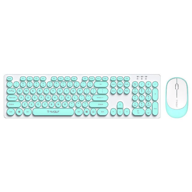 Wireless Set Keyboard And Mouse Office Notebook - Sales Gear Tech
