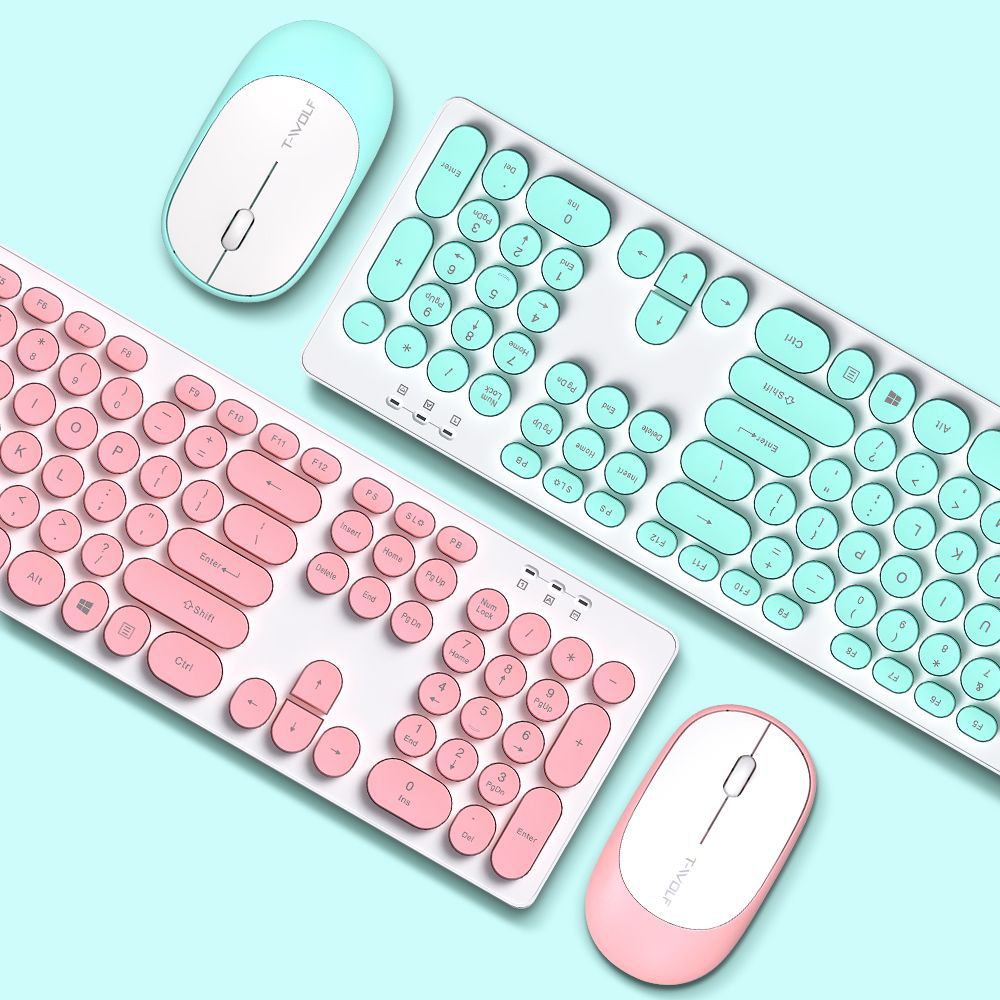 Wireless Set Keyboard And Mouse Office Notebook - Sales Gear Tech