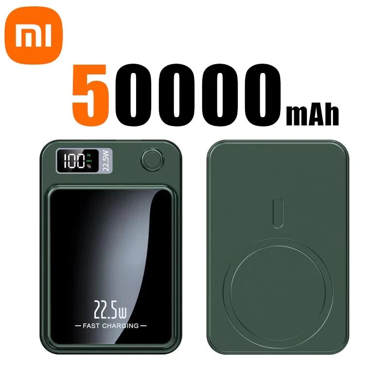 Xiaomi 100000mAh Magnetic Power Bank Wireless Fast Charger for MagSafe, iPhone, Samsung, Huawei - Sales Gear Tech
