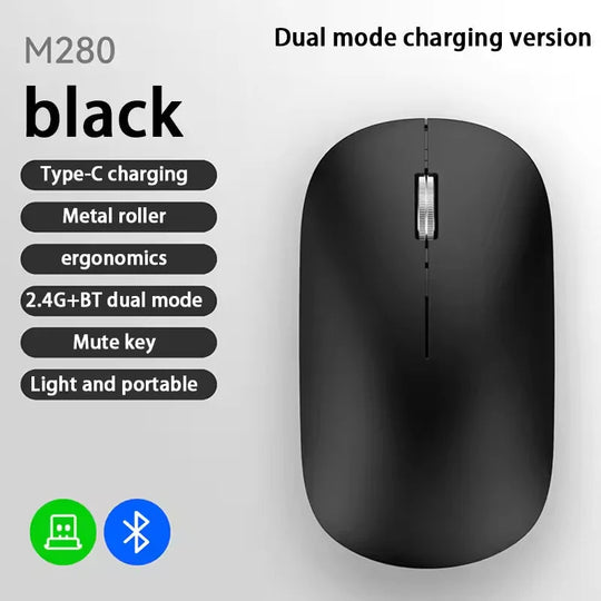 Xiaomi Wireless Mouse Silent Click, Type - C Charging, Portable & Ergonomic for Office & Laptop - Sales Gear Tech