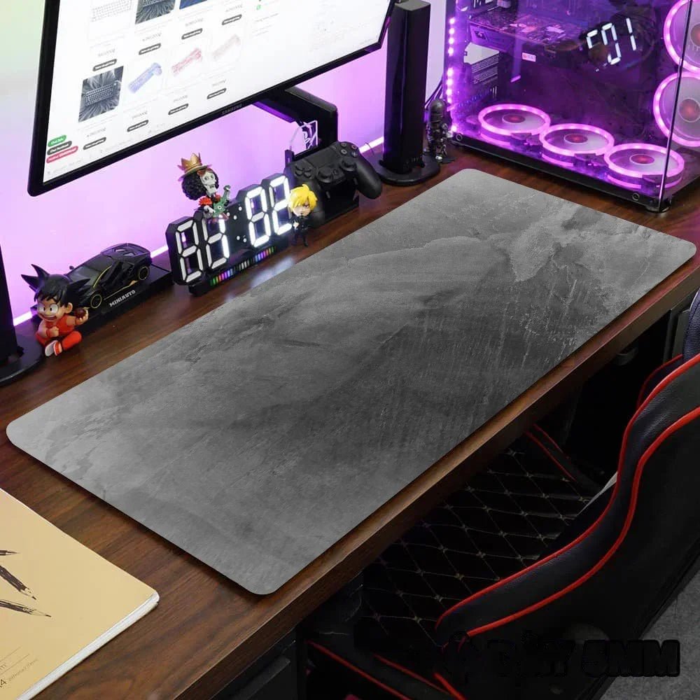 XXL Desk Mat 900×400mm Grey Gaming Mouse Pad for Keyboard & Desktop Setup - Sales Gear Tech